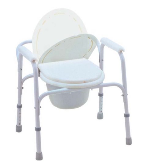 Commode Chair With Back 291