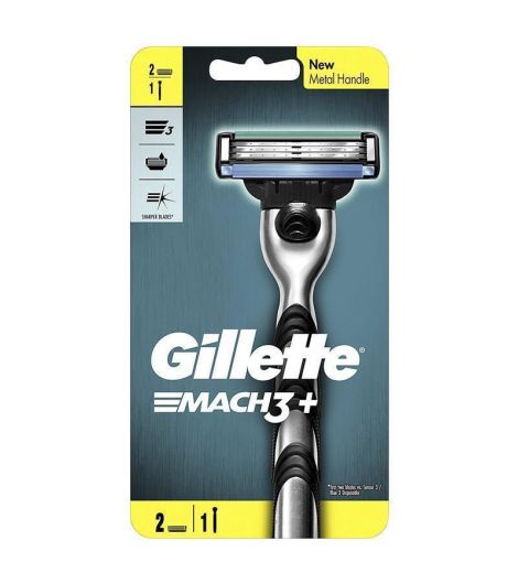 Gillette Mach3 Turbo 3D razor handle + 6 blades