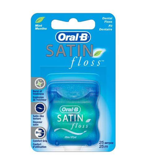 Oral-B Satin Floss Mint 25m