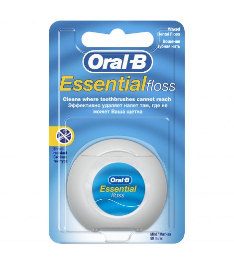 Oral-B Essential Floss Mint Waxed 50m