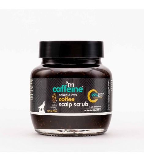 mCaffeine Naked & Raw Coffee Scalp Scrub (250 gm)