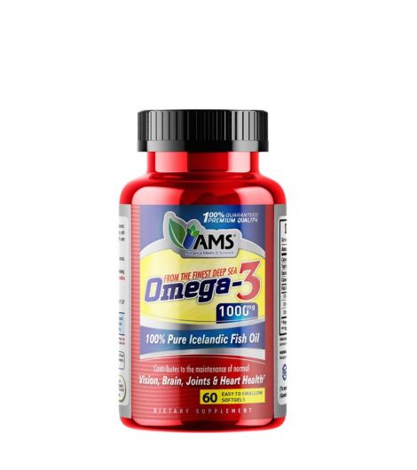 AMS Omega3 1000mg 60 Capsules