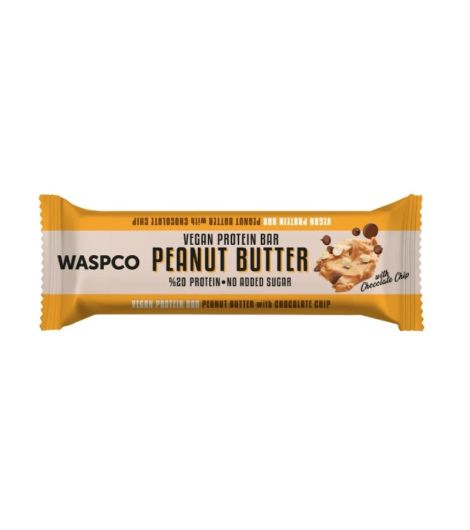 Waspco Peanut Butter Flavor Protein Bar 40Gm Vegan