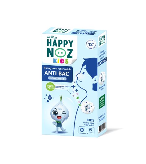 Happy Noz Kids Anti-Bac Formula Tea tree - Cough 6pcs