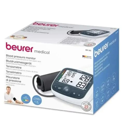 Beurer Blood Pressure Monitor Upper Arm With Adaptor BM40