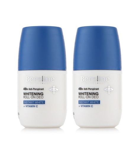 Beesline Whitening Roll-On Deo Vitamin-C 50ml 1+1