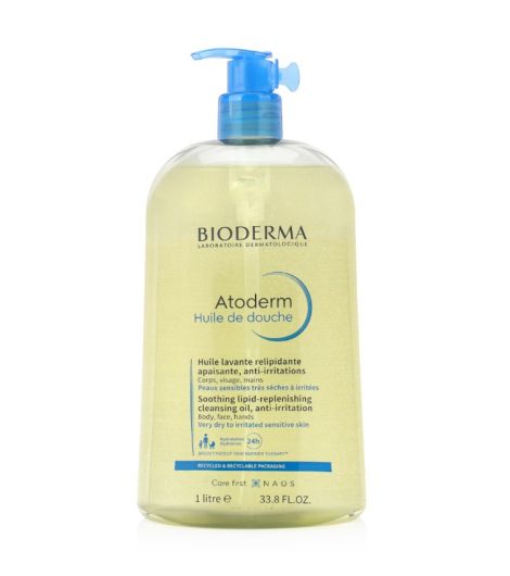 Bioderma Atoderm Huile de Douche Cleanser 1Ltr