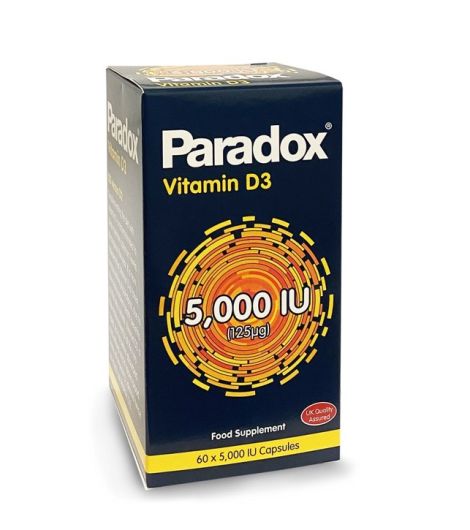 بارادوكس فيتامين د 3 5000 وحدة دولية 60 كبسولة