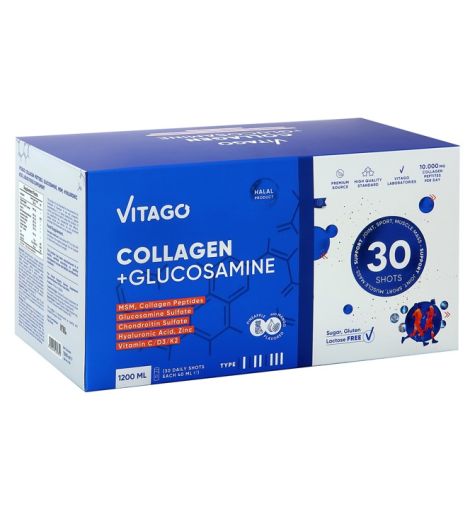 Vitago Collagen + Glucosamine (40mlx30) Shots