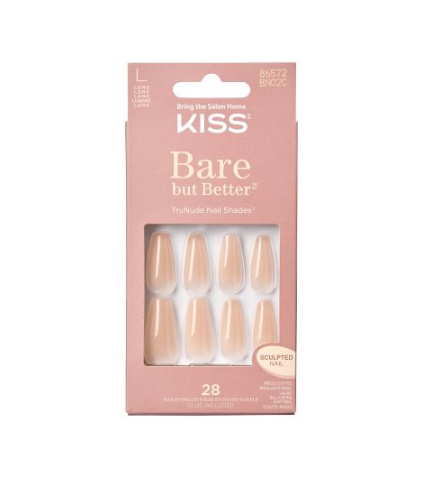 Kiss Bare But Better Nails - Nude Drama