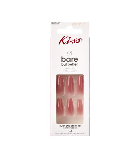Kiss Bare But Better Nails - Nude Glow