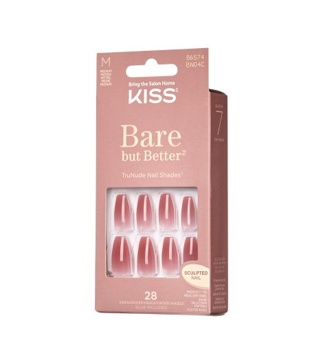 Kiss Bare But Better Nails - Nude Nude