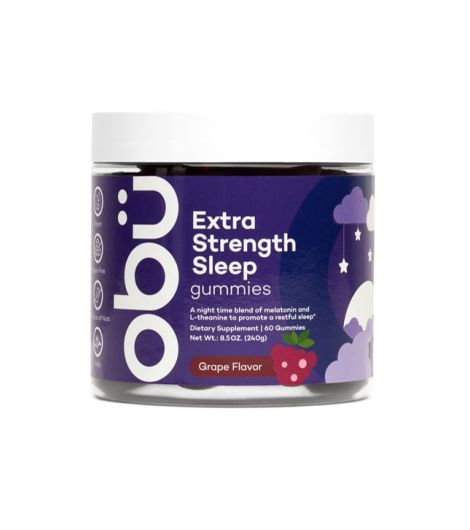 Obu Extra Strenth Sleep 60 Gummies Cherry Flavor