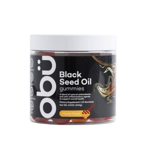 Obu Black Seed Oil 60 Gummies Honey Flavor