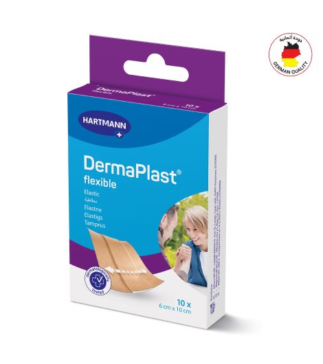 Dermaplast Flexible 10 Plasters 6cmX10cm
