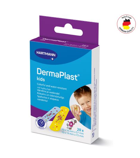 Dermaplast Kids Water Resistant 20 Plasters 2 Sizes