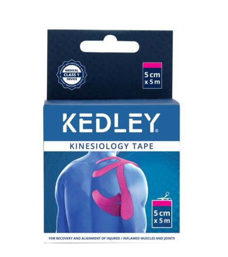 Kedley Kinesiology Tape 5cmX5m - Pink