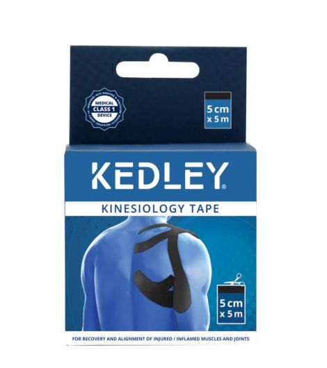 Kedley Kinesiology Tape 5cmX5m - Black