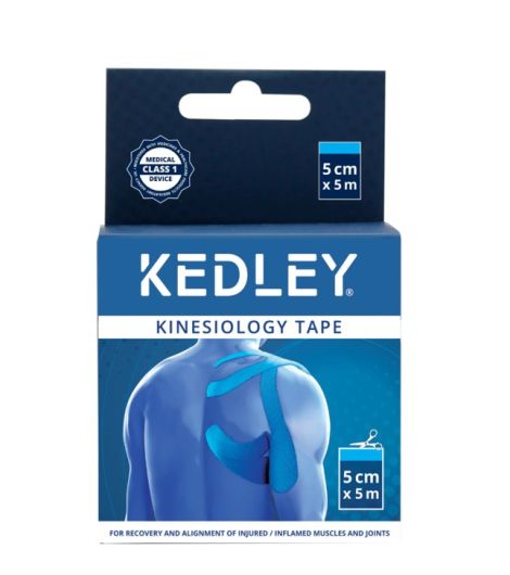 Kedley Kinesiology Tape 5cmX5m - Blue