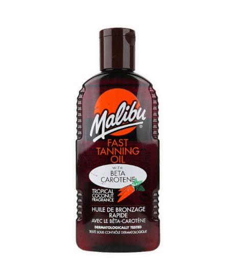 Malibu Fast Tanning Oil Beta Carotene 200ml