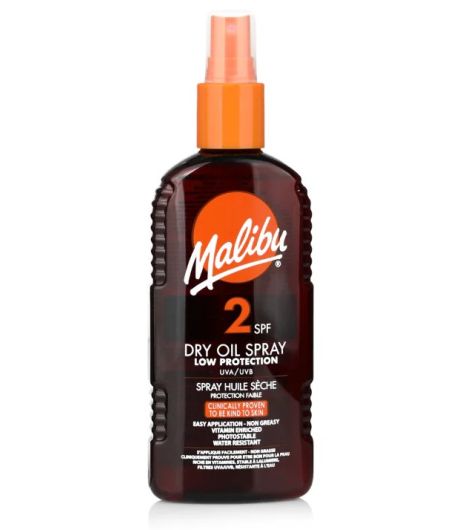 Malibu Spf2 Dry Oil Spray 200ml