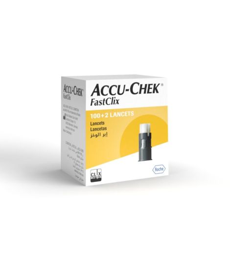 Accu Chek Fastclix Lancets 100+2