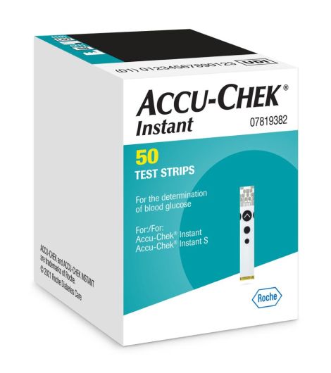 Accu Chek Instant Strips 50's