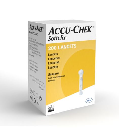 Accu Chek Softclix 200 Lancets