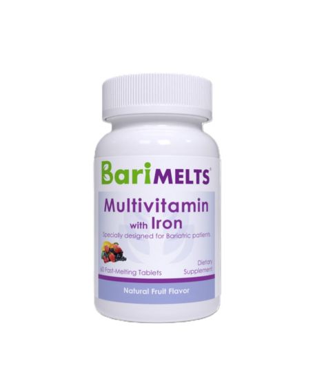 Barimelts Multivitamin + Iron Fast Melting 60 Tablets