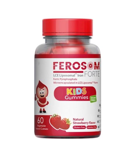 Ferosom Forte Kids Strawberry 60 Gummies