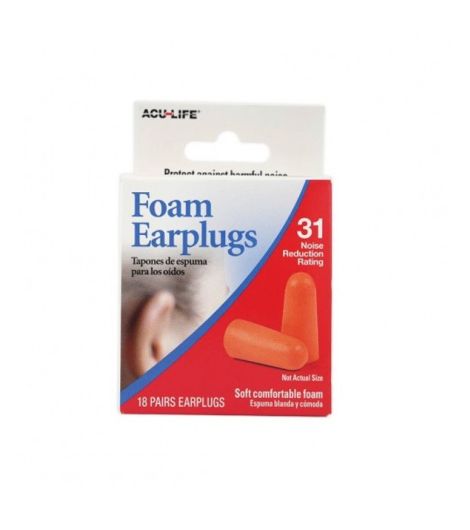 سدادات أذن فوم من أكو-لايف – 18 زوجًا