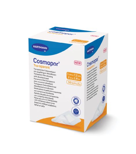 Hartmann Cosmopor Transparent 5x7.2cm 1's