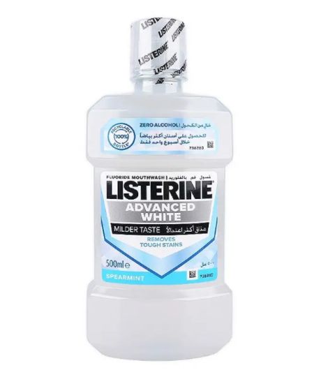 Listerine Advanced White Mouthwash 500ml