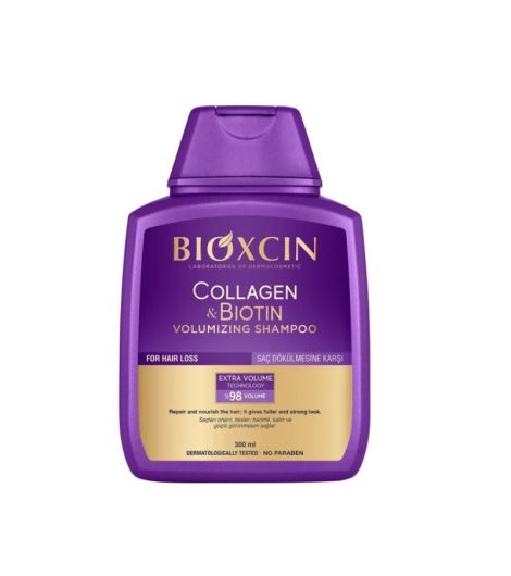 Bioxcin Collagen & Biotin Volumizing Shampoo 300ml