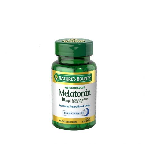 Nature's Bounty Melatonin 10mg 45 Tablets