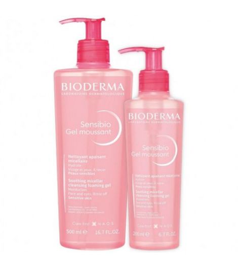 Bioderma Sensibio Moussant Gel 500ml+200ml free