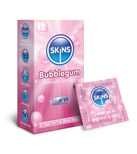 Skins Condoms Bubblegum 12'S