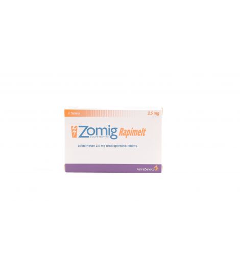 Zomig Rapimelt 2.5Mg Tabs 6's