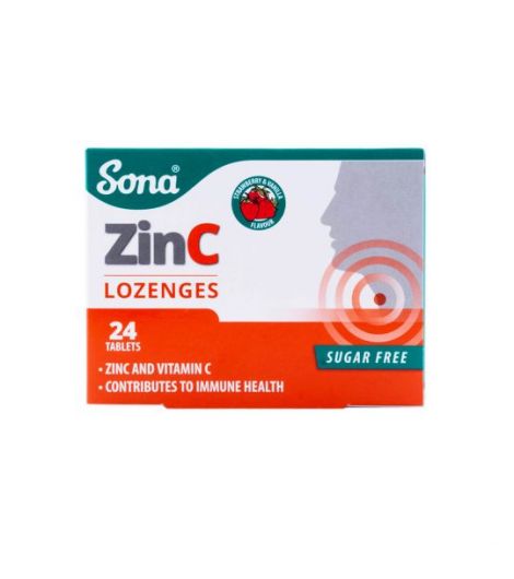 Sona Chewable Zinc C Tabs 24's