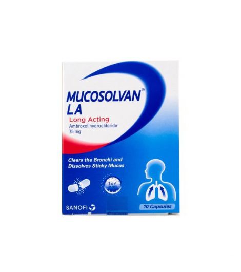 Mucosolvan LA 75mg 10 Capsules