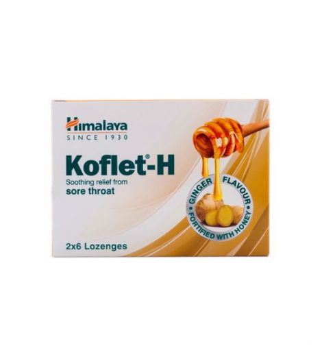 Koflet-H Lozenges Ginger 12's