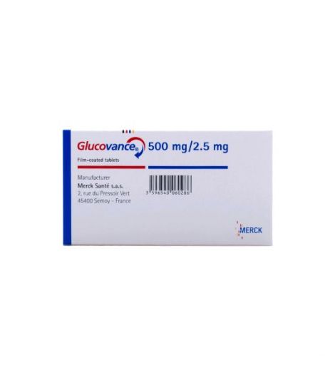 Glucovance 500Mg/25Mg 30 Tabs