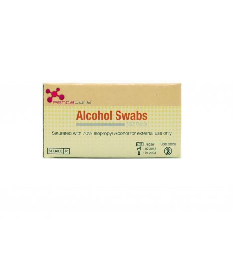 Pentacare Alcohol Swab 100 Pads