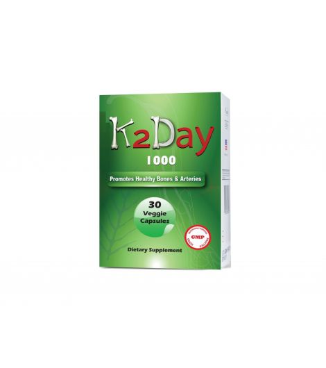 K2Day 1000 30Veggie Capsules