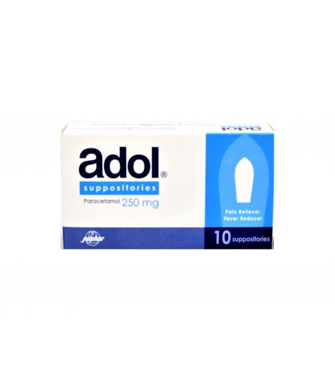 Adol Suppositories 250 Mg 10's