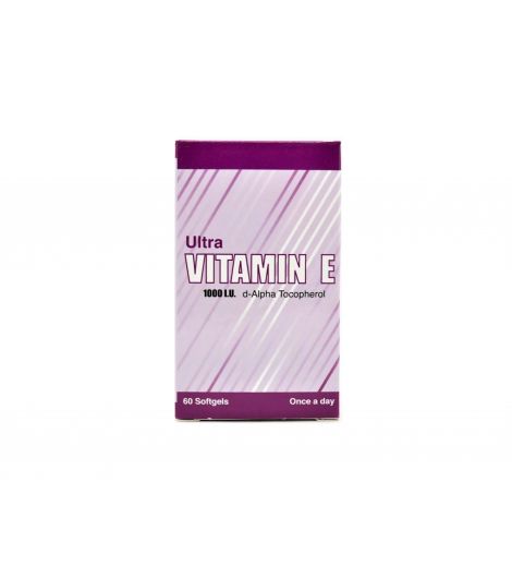 Alfa Ultra VitE 1000IU 60's