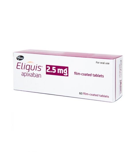 Eliquis 2.5Mg Film Coated 60 Tabs