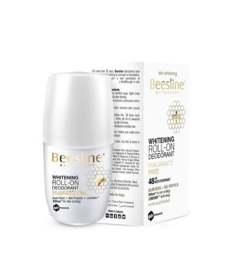 Beesline Whitening Roll On Deodeorant -Fragrance Free 50ml