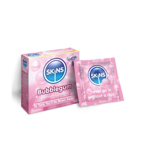 Skins Condoms Bubblegum 4's