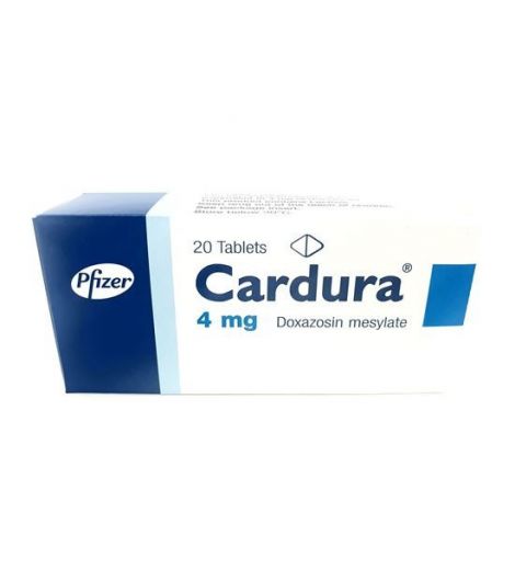 Cardura Tablets 4Mg 20 Tab